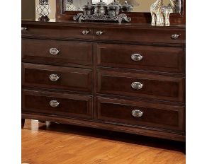 Furniture of America Arden Dresser in Brown Cherry Finish