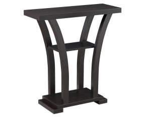 Crown Mark Draper Console Table in Black