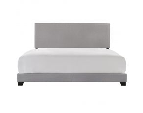 Crown Mark Erin Platform Bed in Grey, King