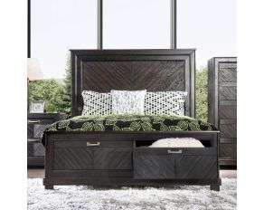 Argyros King Platform Bed in Espresso