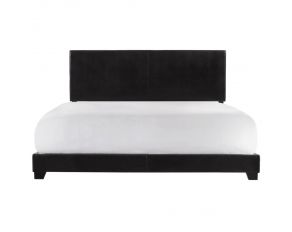 Crown Mark Erin Platform Bed in Black, King