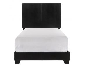 Crown Mark Erin Platform Bed in Black, Twin