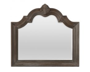 Crown Mark Sheffield Dresser Mirror in Grey