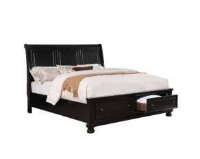 Castor King Bed in Black