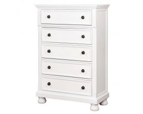 Castor Chest in White