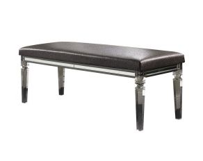 Sawyer Bench in Metallic Gray