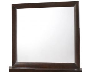 Crown Mark Emily Dresser Mirror in Dark Cherry