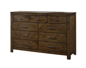 Crown Mark Curtis Dresser in Brown