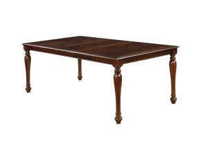 Sylvana Dining Table in Brown Cherry Espresso