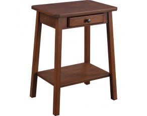 Kaife Accent Table in Walnut Finish