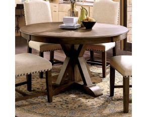 Julia Round Dining Table in Light Oak