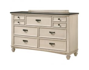 Crown Mark Hannah Dresser in White