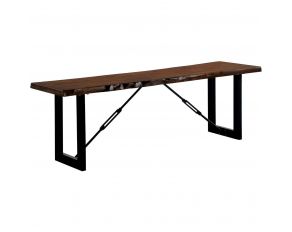 Dulce Bench in Walnut Black