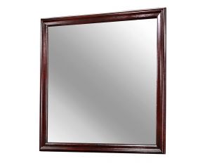 Crown Mark Louis Philp Bedroom Mirror in Cherry