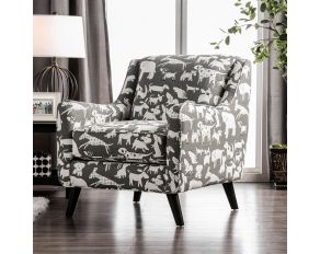 Patricia Accent Chair in Animal Pattern