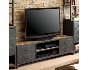 Galway 60 Inch TV Stand in Gray Natural Tone