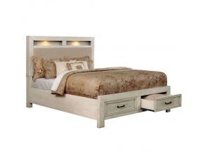 Tywyn Queen Storage Bed in Antique White