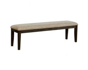 Faulk Bench in Espresso Warm Gray