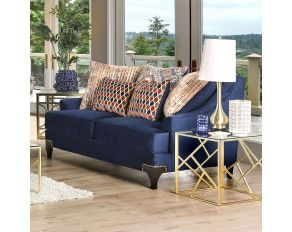 Sisseton Loveseat in Navy