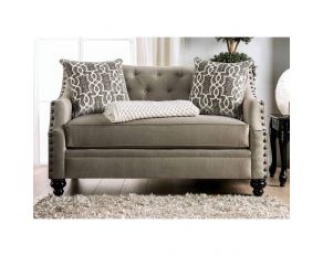 Ezrin Loveseat in Light Brown