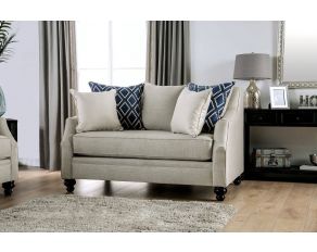 Nefyn Loveseat in Ivory