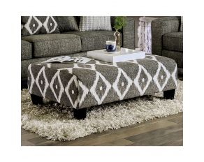 Basie Ottoman in Gray