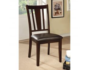 Furniture of America Bridgette I Side Chair in Espresso - Set of 2