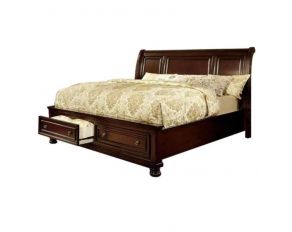 Furniture of America Northville Queen Bed in Cherry Finish