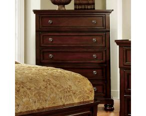 Furniture of America Northville Chest in Cherry Finish