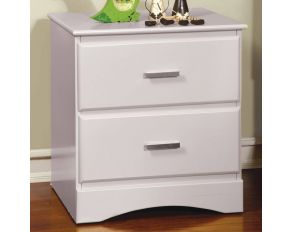 Prismo Nightstand in White