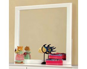 Furniture of America Prismo Mirror in White