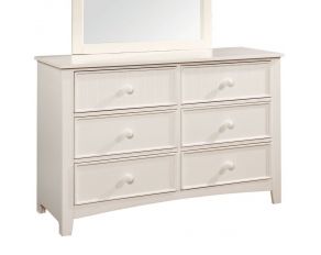 Furniture of America Corry Dresser in White