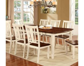 Furniture of America Dover Dining Table with 18" Leaf