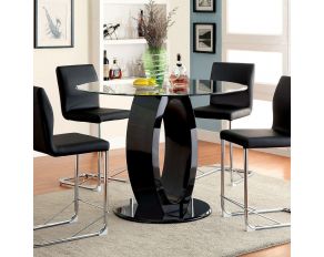 Lodia II Round Counter Height Table in Black
