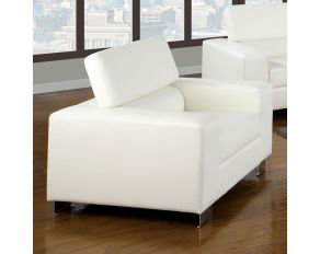 Furniture of America Makri Chair in White