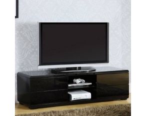 Furniture of America Cerro 59" TV Console in Black