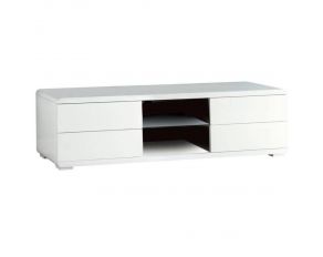 Furniture of America Cerro 59" TV Console in White