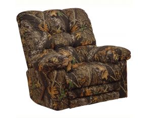 Magnum Chaise Rocker Recliner with Heat and Massage in Mossy Oak New Breakup