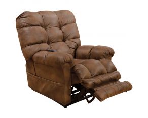 Oliver Power Lift Recliner and Extended Ottoman in Sunset