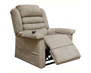 Invincible Power Lift Full Lay-Out Chaise Recliner in Bamboo