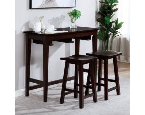 Elinor Bar Table Set in Espresso