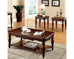 Bunbury 3 Piece Coffee Table Set in Cherry