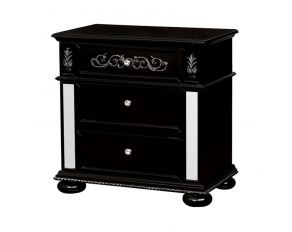 Azha Nightstand in Black