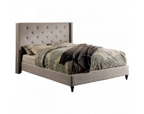 Anabelle California King Bed in Warm Gray