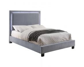 Erglow California King Bed in Gray