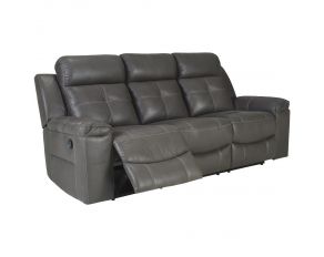 Ashley Furniture Jesolo Reclining Sofa in Dark Grey