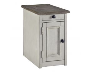 Ashley Furniture Bolanburg Chair Side End Table in Two-tone