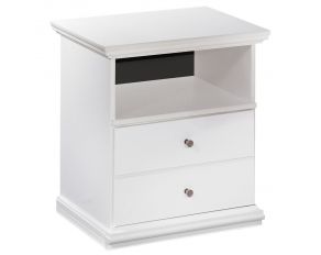 Ashley Furniture Bostwick Shoals One Drawer Night Stand in White