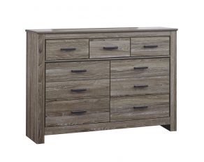 Ashley Furniture Zelen Dresser in Grey