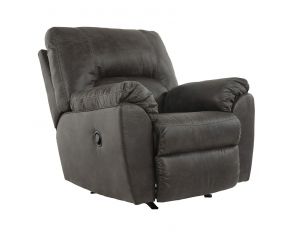 Ashley Furniture Tambo Rocker Recliner in Pewter